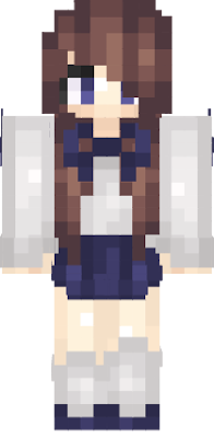 this is my minecraft school girl/youtube skin