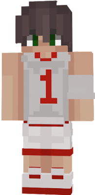 Polish basketball player, this is a slim skin since it looks better like that. The little parts that are erased, dont edit those unless you dont want the skin to be slim.