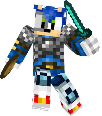 Mecha Sonic MKII Minecraft Skin
