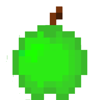 A green apple instead of a red one