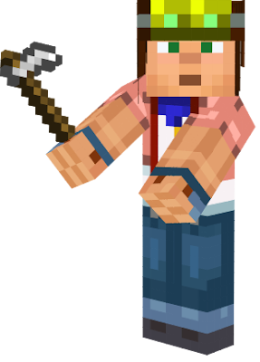 Jesse was a Protagonist in Kirberation Online Team Kirby Clash Deluxe: Minecraft Story Mode Edition, he was a Crafter Blacksmith when he hold his Iron Hammer to attack Enemies, he has a Adventure Brawler Gloves and Lazuli Scarf. He was to call Reuben to get the Power Tablets.