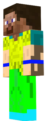 Steve has different color skins and i hope you like this skin.