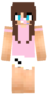 Baby girl With suprise under her overlay Used a skin shadeing template for the skin Template found at Minecraftskins.com.