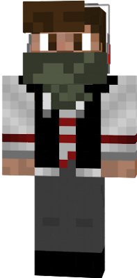 I did not like the pink-white striped tanktop under the black jacket. I thaught, that it would be the colour ruby-red, but it was'nt. so I now changed the color to more realy red. So this is BananaTechYT 3.0.