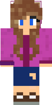 A girl who is friends with the creatures called domo and adventure on in the world of minecraft.