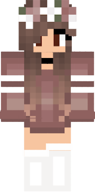wednesday 31/5/23 Skin Minecraft cute girl with red flower crown 5 may time10:55pm