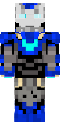 Skin) Blue Iron Man Skin - Roblox