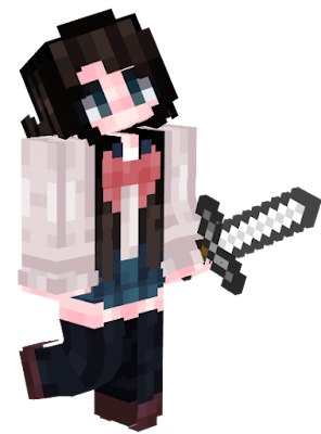 Yandere Chan! Cute, huh? Give this skin a like for more skins! <3 Took a while to make!