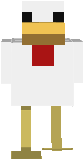 This is just a simple chicken. There might be some parts not covered over the original textures of the MC chicken. But, try 2 have fun with it plz.