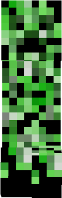 Creeper turns into Inky Creeper Black and Green