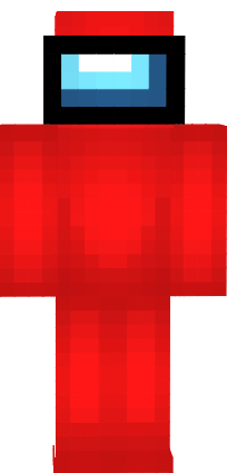 sus among us red Minecraft Skin