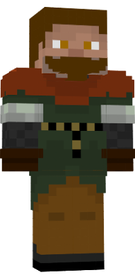 i made a medieval skin with a big big ol mustache