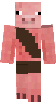 Pigman with clothing