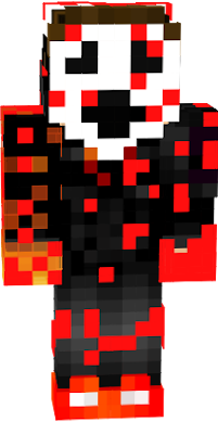 I Found This Nice Skin But I Needed A Halloween Version So I Just Made A Ghost Face Mask And Red Blood