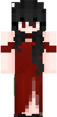 A girl named Roseanne with roses in her hair. i don't really need to explain much else. oh, and she's part enderman. :)