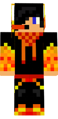 This skin was made by a youtuber named flamer gamer