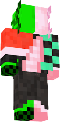 Axolotl Half Creeper Made By RbxBuilderYT Time For This Skin Is 4 Hours Search On Youtube My Channel Is RbxBuilder4234