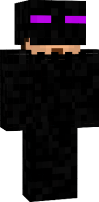 he is a disguise to a enderman butt he can walk threugh Enderman