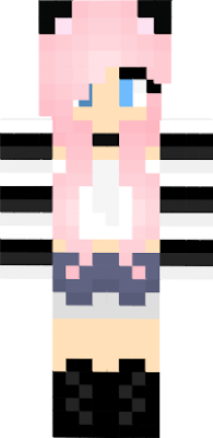 this cute little kitty girl would love you to use her as your skin ^-^