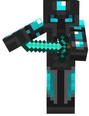 Diamond Dreadknight was a Enemy in Kirberation Online Pirate Skyway: Minecraft Story Mode Edition, he holds his Diamond Sword for a Fight.