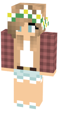 this minecraft skin charachetr is cute and classy