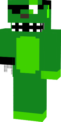 its a pirate green wolf