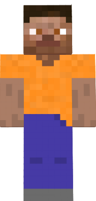 An orange Steve
