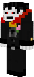 This is how a vampire would look like if it were officially in Minecraft.