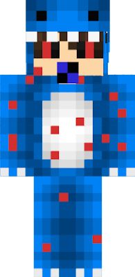 The most evil and scary baby is a blue baby with black red eyes with black pupils has a blue colored king pacifier to use with the more player models mod