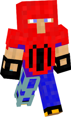 My brand-new Awesome Skin, complete with piston fist combat and tactical gloves, custom leg brace, fireruby crystal armor, and of course, my trademark M!