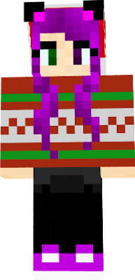 my skin to use in december for christmas. still guineapigy but wearing santa hat and hristmas jumper.
