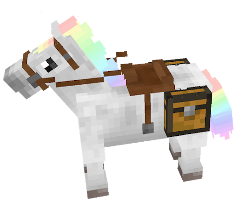 The Horse (Ender Diamond skin) Minecraft wallpaper by