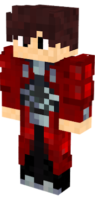 scorp but with a red cloak