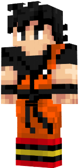 A Custom Gamer Goku Minecraft Skin From His New Goku By SlickGoku723