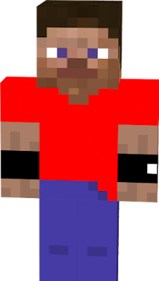 Just Original Steve With Red Shirt