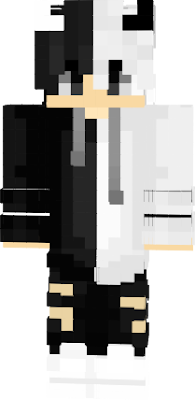 preto e branco  Minecraft Skins