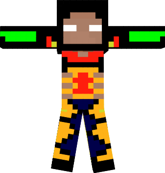 this is herobine if he comes back in 1.2.6. he will have fire and water power!