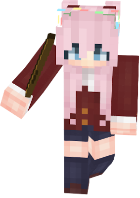 This skin is the fixed version of the skin I created called Kawaii Gumdrop Teacher. I've made a mistake with the overlay so I fixed it.