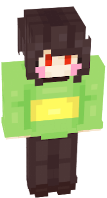 Chara with black wings
