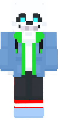 this is sans the skeleton from undertale with some little colour modifications