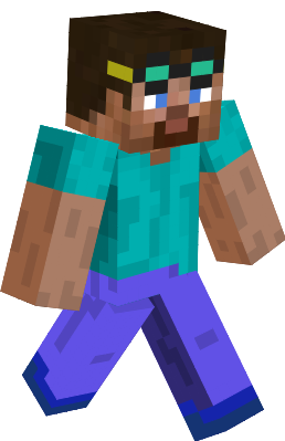 a modified version of steve with new shoes and goggles! and some other minor changes.