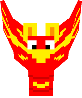 Flame Bat Red and Yellow