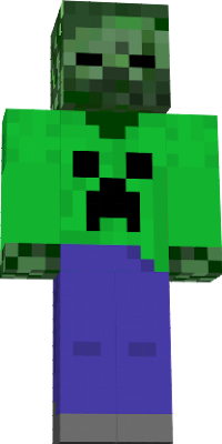 zombie with creeper shirt
