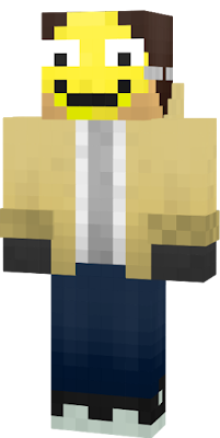 The official Siroovy (Amused Face) Minecraft skin.