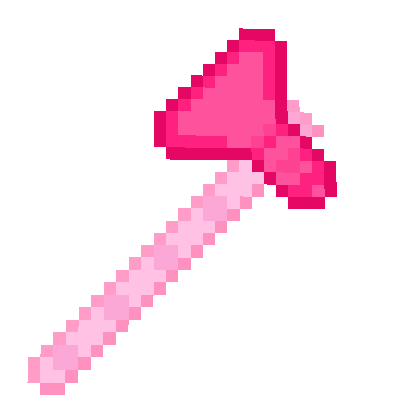 Cute_Diamond_Axe_In_Color_Pink.