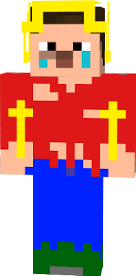 its a bliding steve what run from nightmeres and one time he find a ather crown it make him cry all time butget some powers like crush the wood and puwereful when he he have dimond armor he wanted to kill Wether.When he kill him he was teleported in his old house and notch make him real player he is a good and only make love for bros.