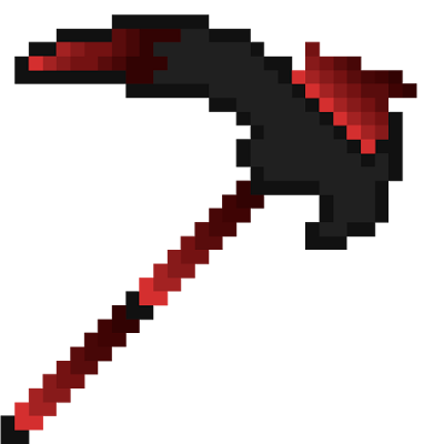 an Schyte perfect for hoe with red and black theme