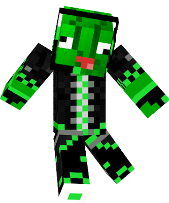 Suerky's skin (from The Gaming Creepers) YouTube welcome to my new way of my skin style PICKLES!! :D