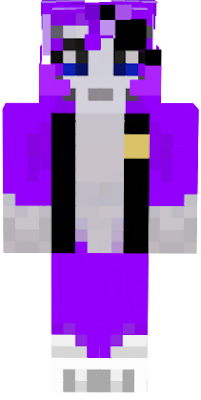 purple goth cat