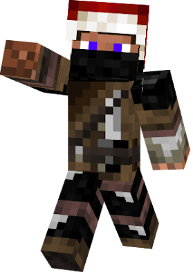 My perfect skin that I allwas wanted Ender hunter with christmas hat